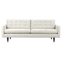 White tufted sofa from Crate & Barrel