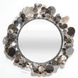 Round mirror with reflective frame from Jonathan Adler