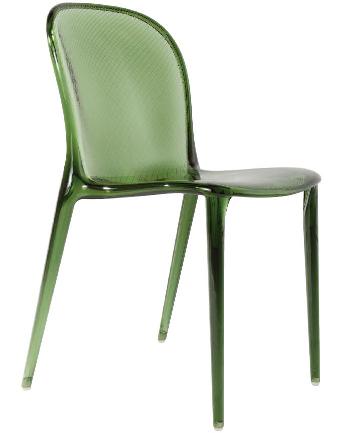 Green polycarbonate chair from Weego Home
