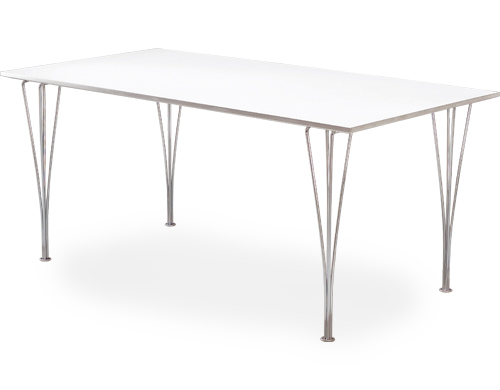 Rectangular Span-leg Table designed by Piet Hein, Bruno Mathsson and Arne Jacobsen from hive