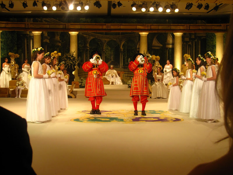 presentation ceremony for the 70th King of Hermes and his court at the Hermes Grand Ball