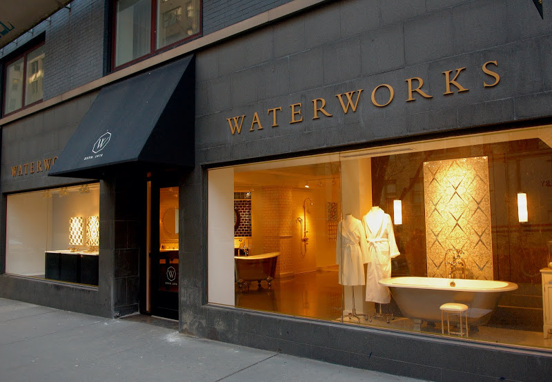 Exterior of the Waterworks flagship store in New York City.
