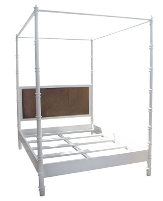 White canopy bed from Oly