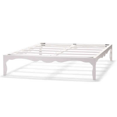 White bed frame from Brocade Home
