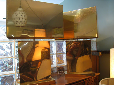 Vintage Curtis Jere Polished Brass Lamps from Design Modern