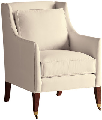 Rolling Regency Chair from Baker Furniture