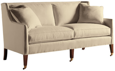 Regency sofa on casters from Baker Furniture