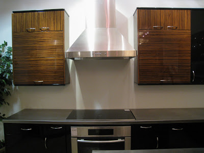 Exotic wood cabinets from Expo Design Centers