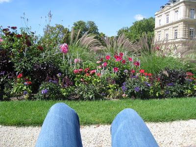 Coco of Cococozy at the Luxembourg Gardens in Paris