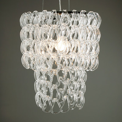 Glass links chandelier from Z Gallerie