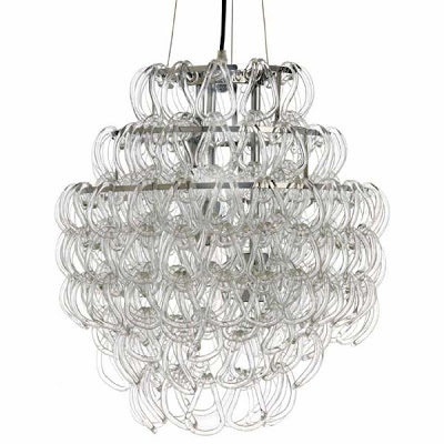 Glass links chandelier from MisoMod