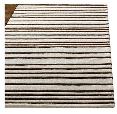Striped side detail of Coda rug 