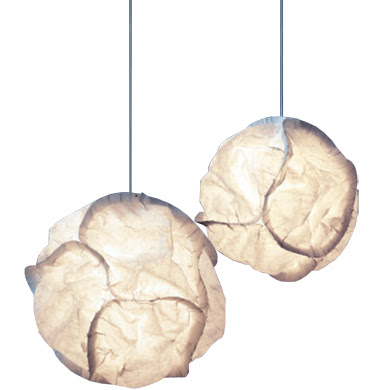 Cloud pendant lights design by Frank Gehry