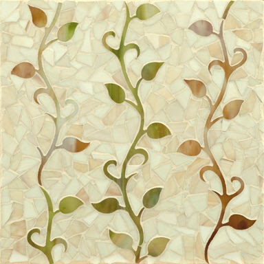 Erin Adams vine pattern tile without bird detail