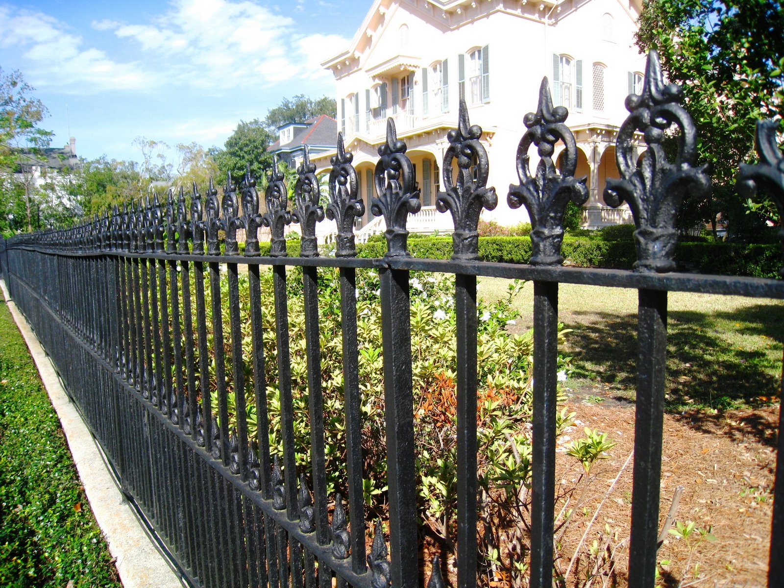 Residential Wrought Iron Fences in New Orleans