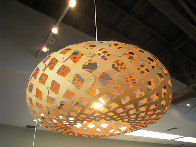 Woven pine pendant light from Design Within Reach