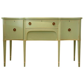 Pale green vintage dining room buffet from Pieces