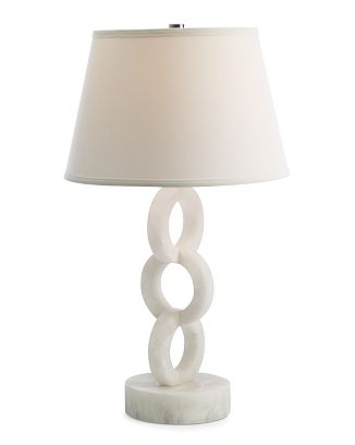 Alabaster Link Lamp from William Sonoma Home