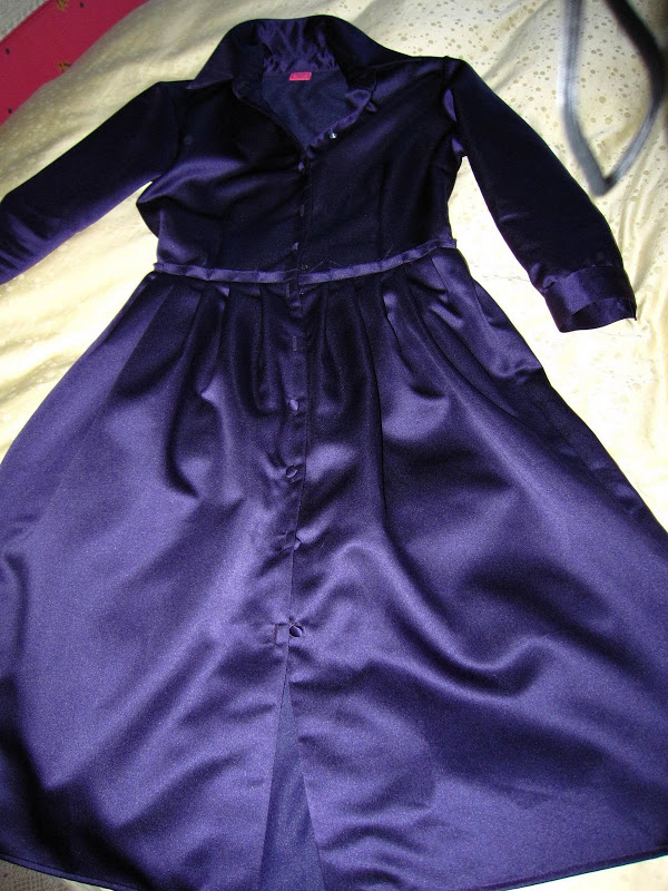 Purple dress from Melissa Masse