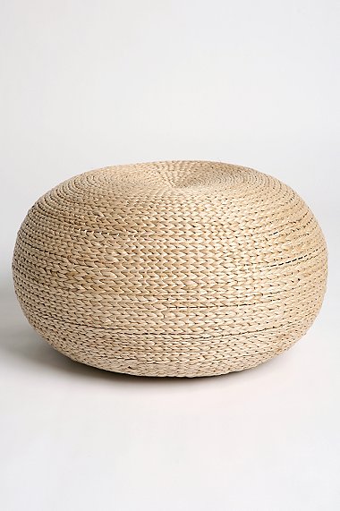 Rattan pouf from Urban Outfitters 