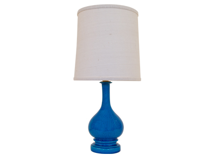 Vintage ceramic blue lamp from Jayson Home & Garden