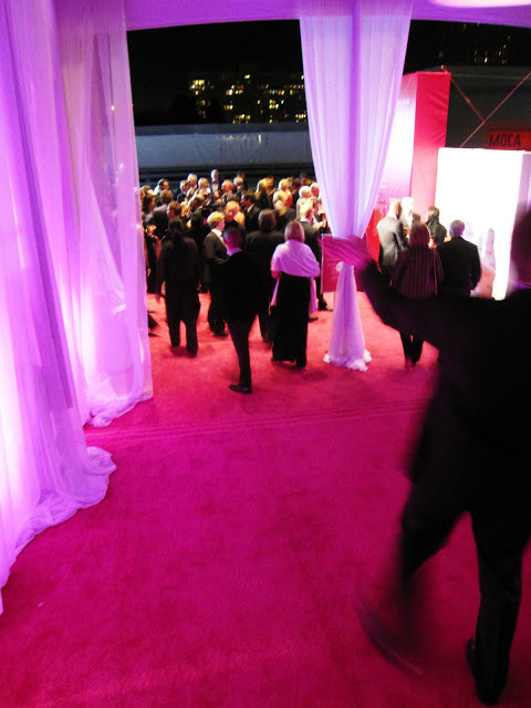 Red carpet at MOCA's 30th anniversary party
