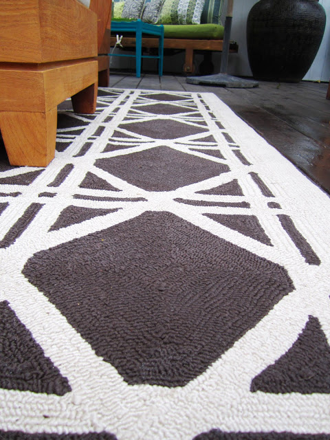 Cane pattern rug from Turf