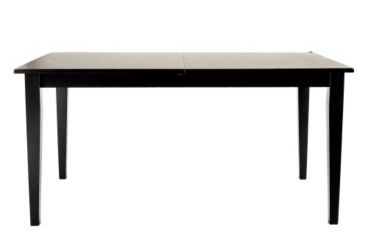 Black dining table from Ballard Designs