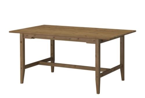 Wood table from Ikea