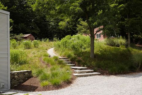 Walkway to a Hudson Valley Home