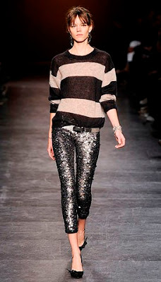 Model from Isabel Marant's Fall Ready-to-Wear 2010 Fashion show