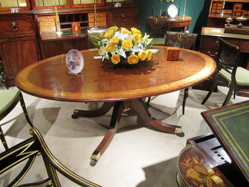 Antique furniture at the Young Collector's Night at the Winter Antiques Show