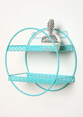 Loop de Loop Lace Shelf in turquoise from Urban Outfitters
