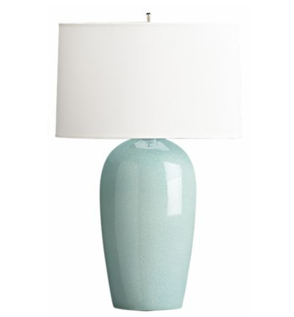 Robin's-egg blue crackle finish from Crate & Barrel